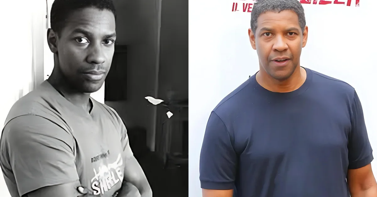Denzel Washington Then and Now