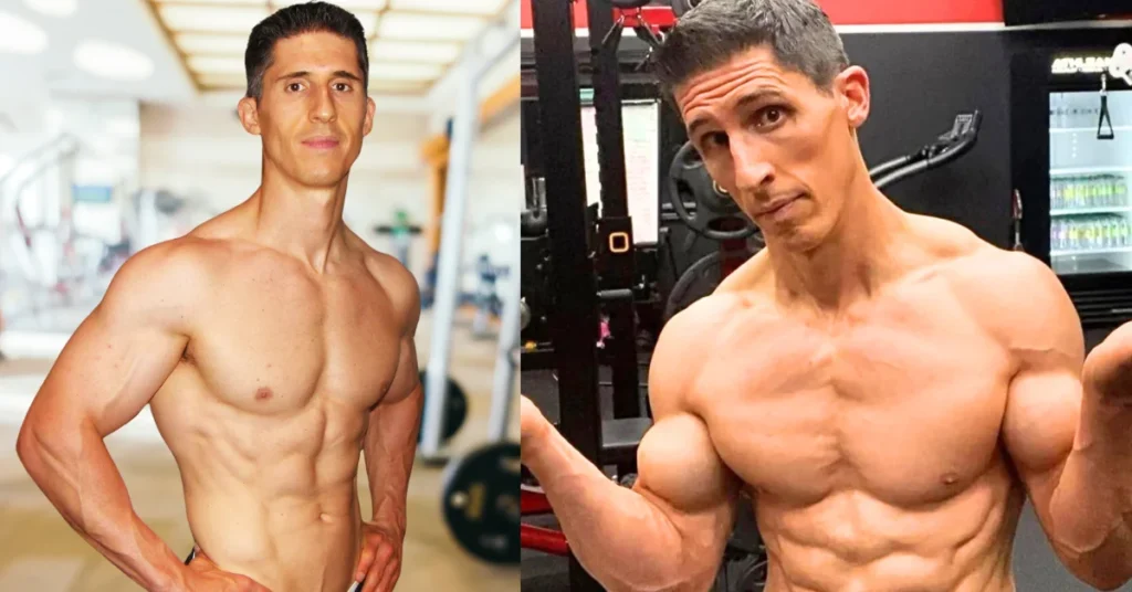 Jeff Cavaliere Bodybuilder Then and Now