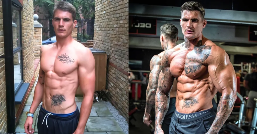 Ross Dickerson Bodybuilder Then and Now