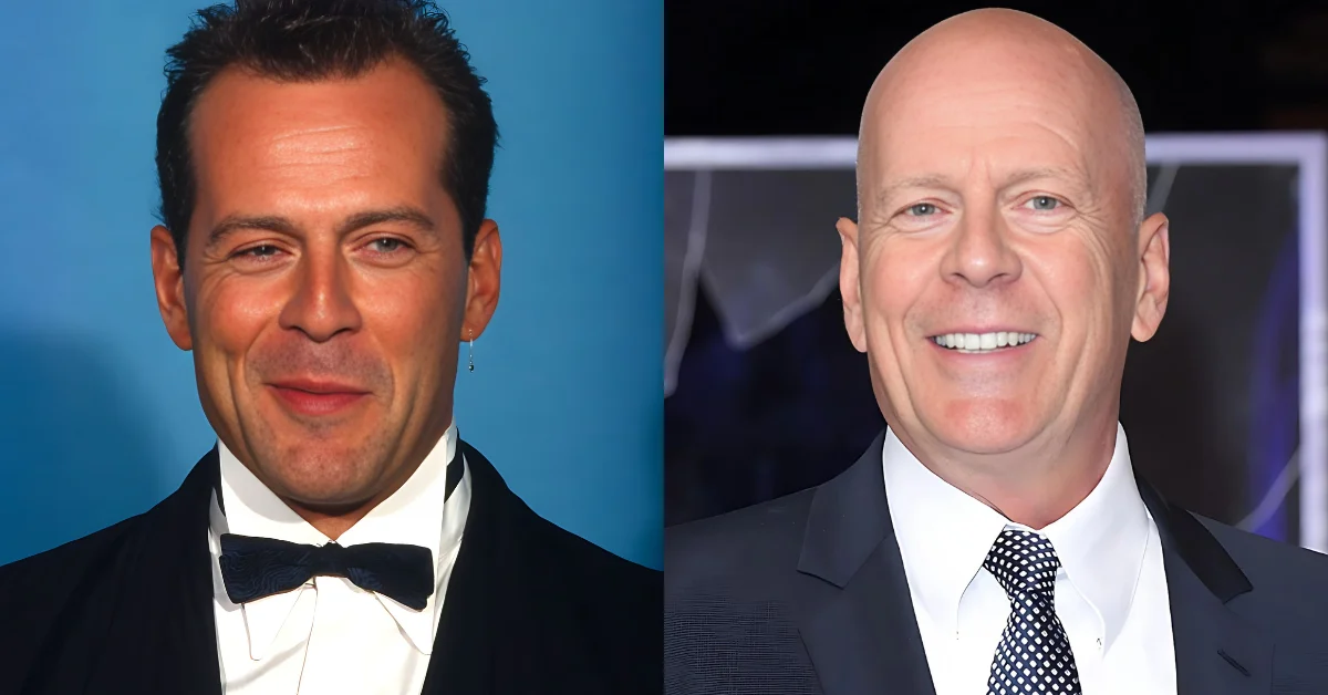 Bruce Willis Then and Now