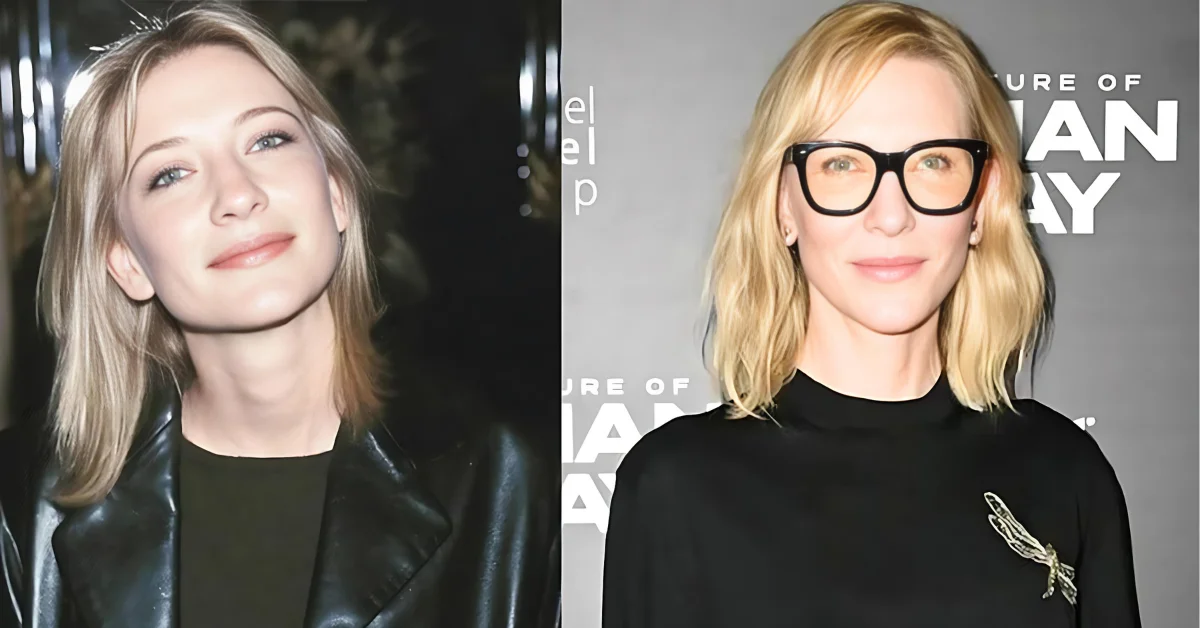 Cate Blanchett Then and Now