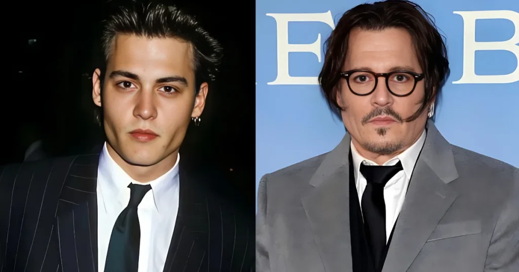 Johnny Depp Then and Now