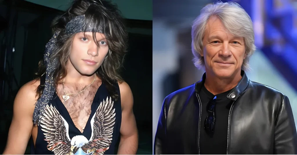 Jon Bon Jovi Then and Now