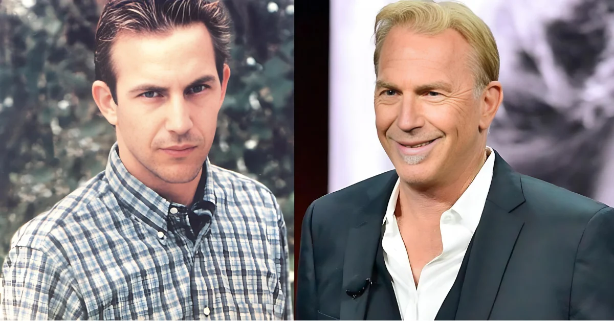 Kevin Costner Then and Now