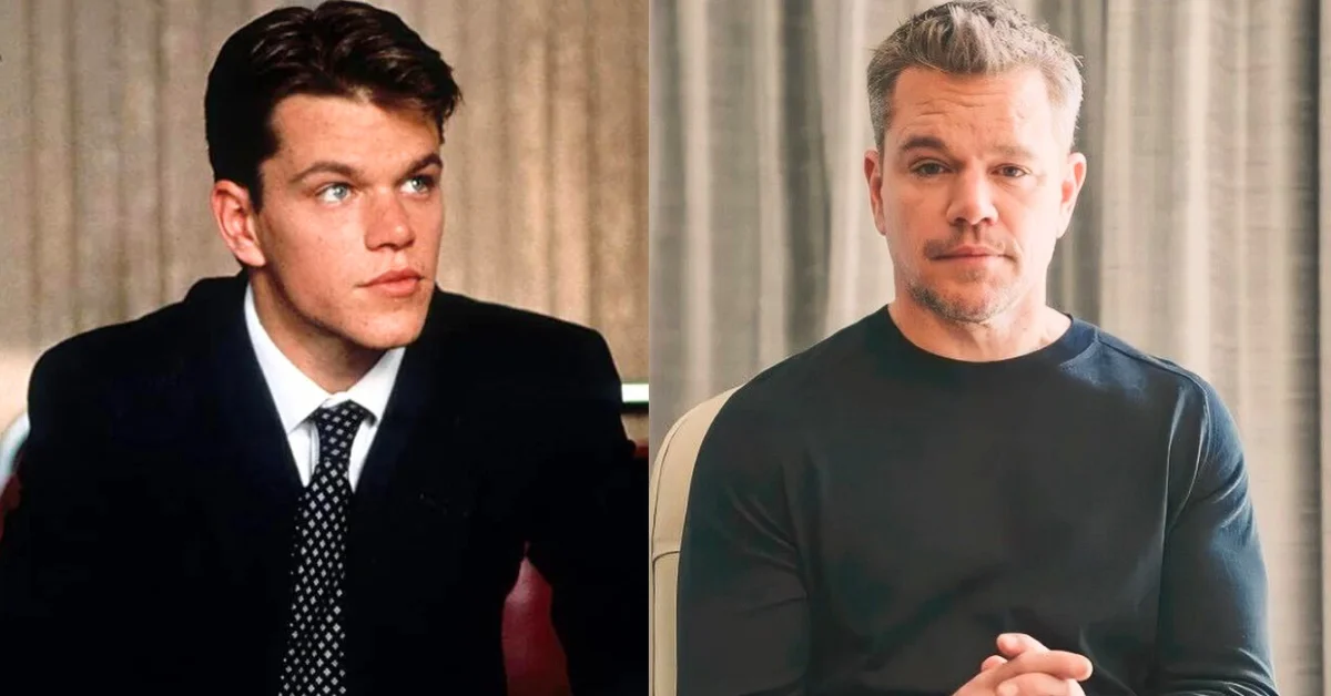 Matt Damon Then and Now