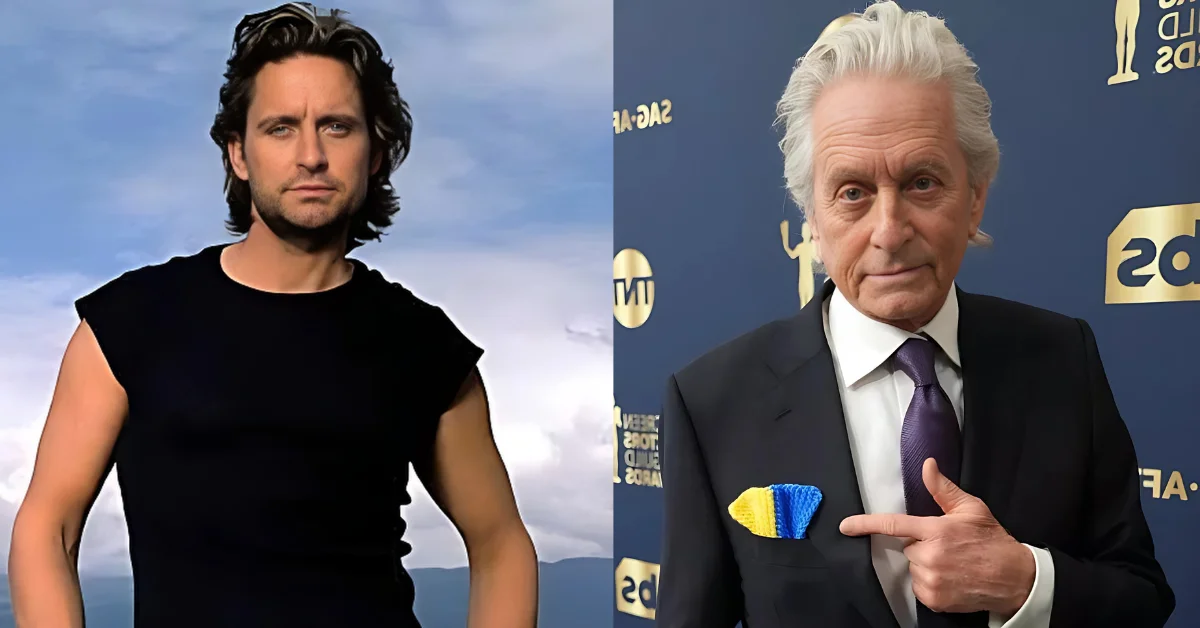 Michael Douglas Then and Now