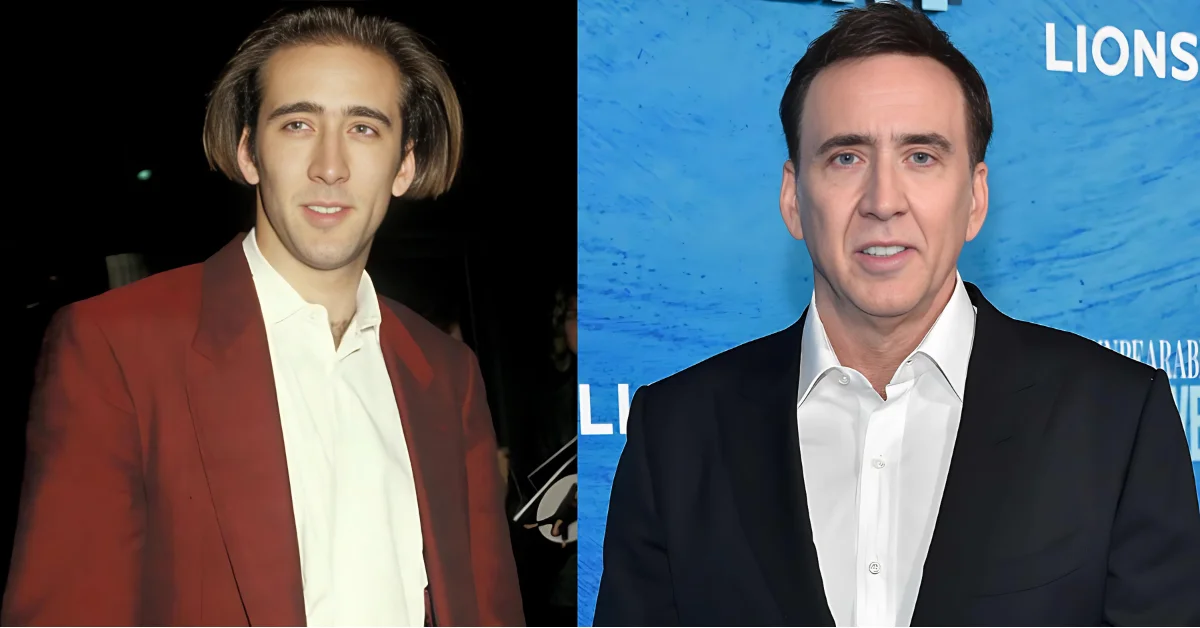 Nicolas Cage Then and Now