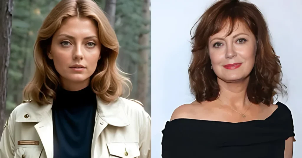 Susan Sarandon Then and Now