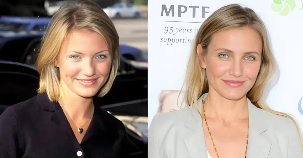Cameron Diaz Then and Now