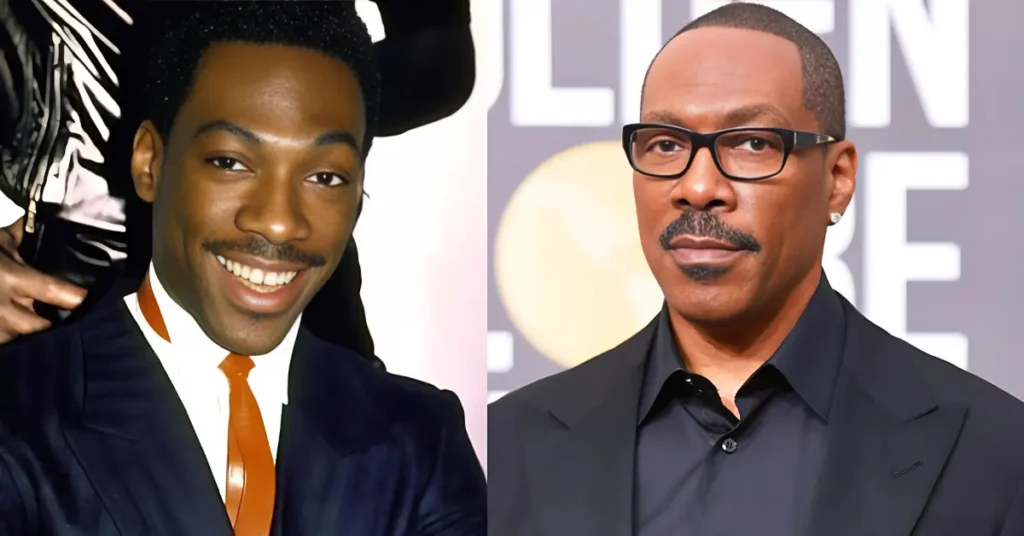 Eddie Murphy Then and Now
