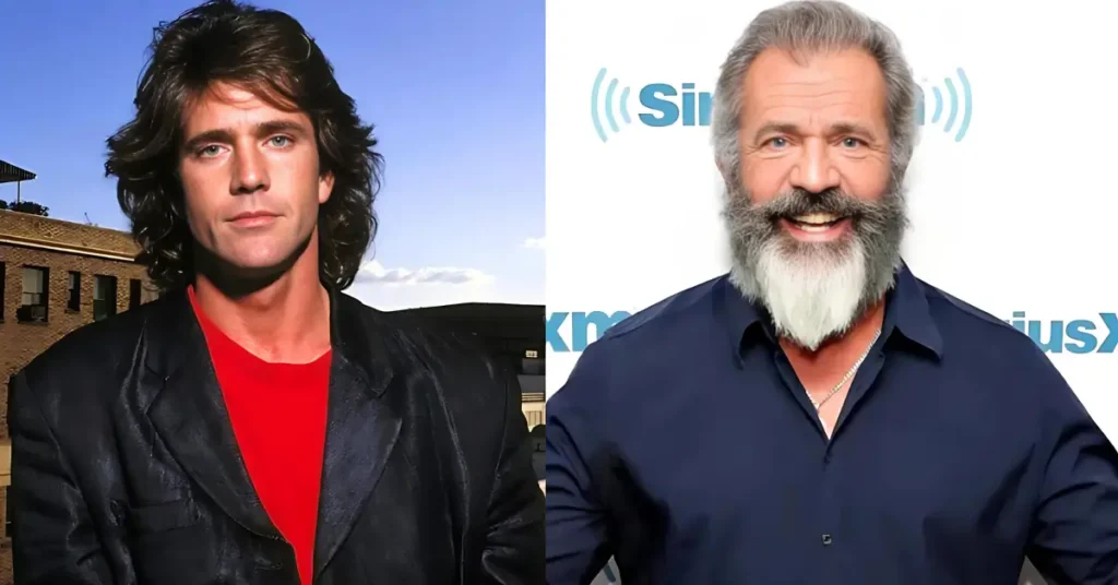 Mel Gibson Then and Now