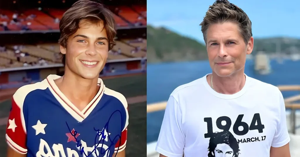 Rob Lowe Then and Now