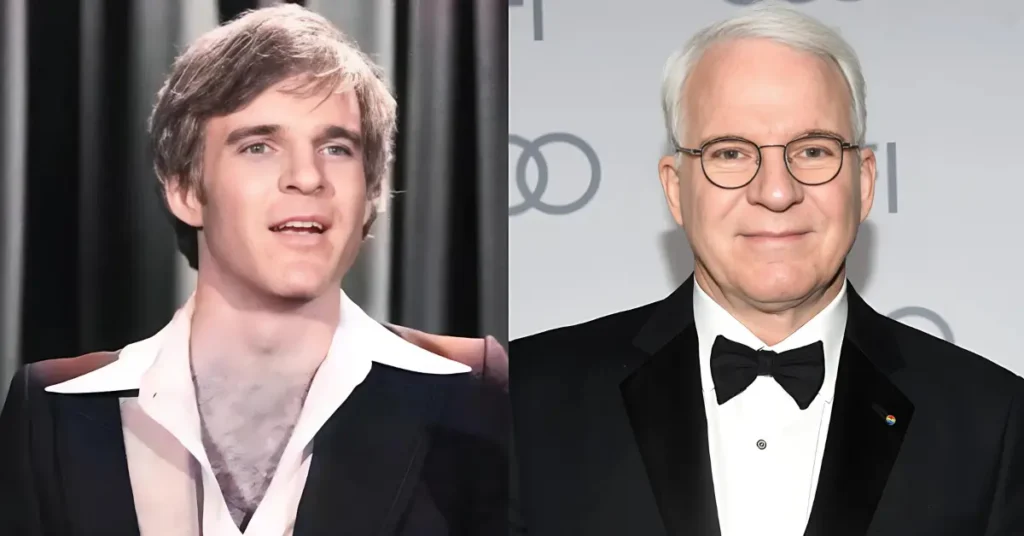 Steve Martin Then and Now