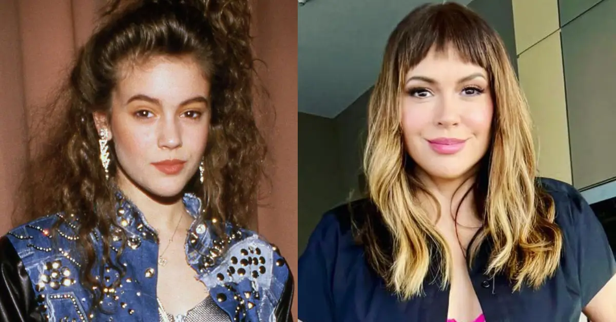 Alyssa Milano Then and Now