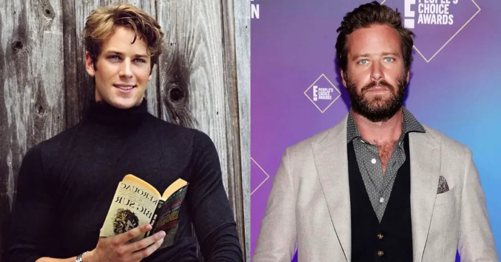 Armie Hammer Then and Now