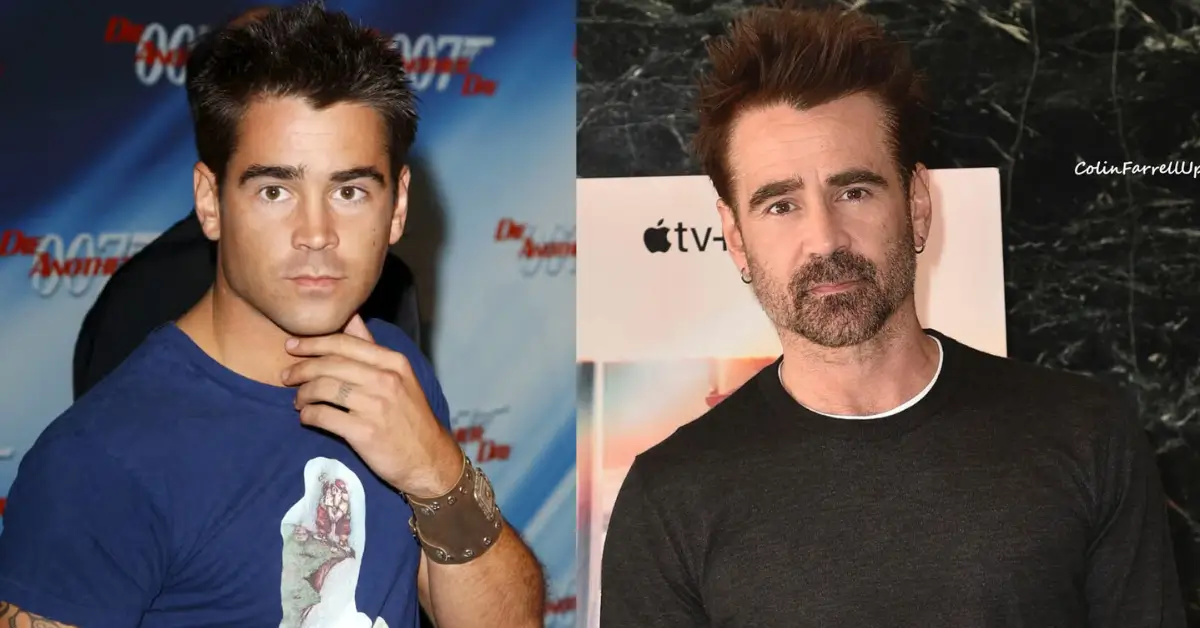 Colin Farrell Then and Now