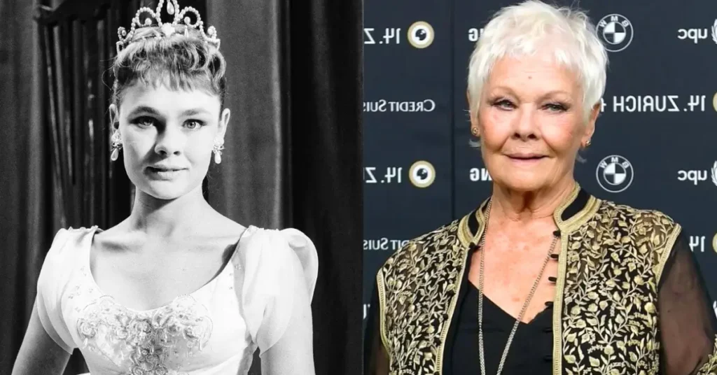 Judi Dench Then and Now