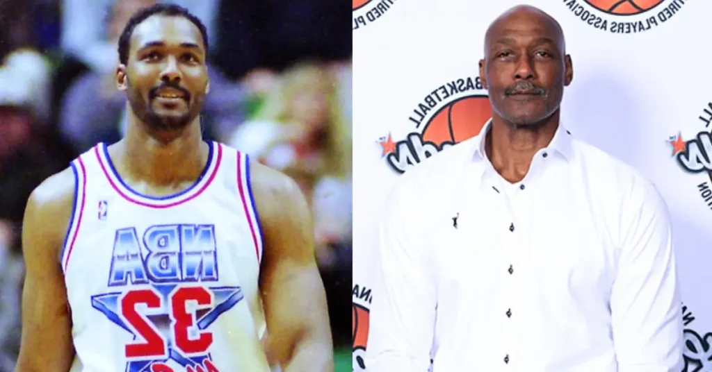 Karl Malone Then and Now