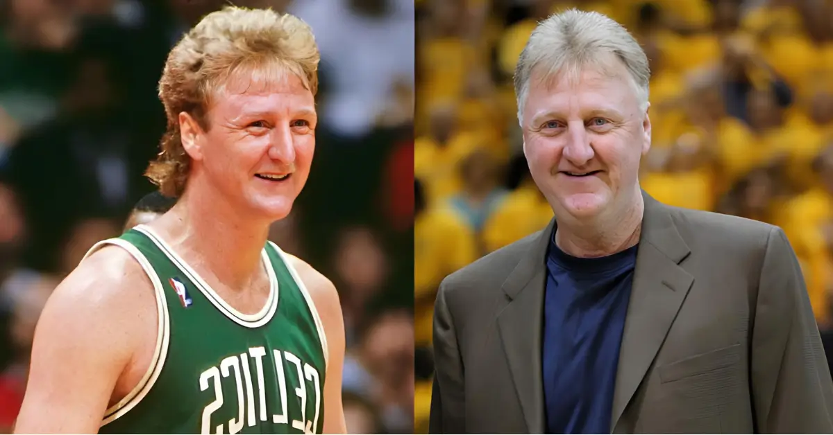 Larry Bird Then and Now