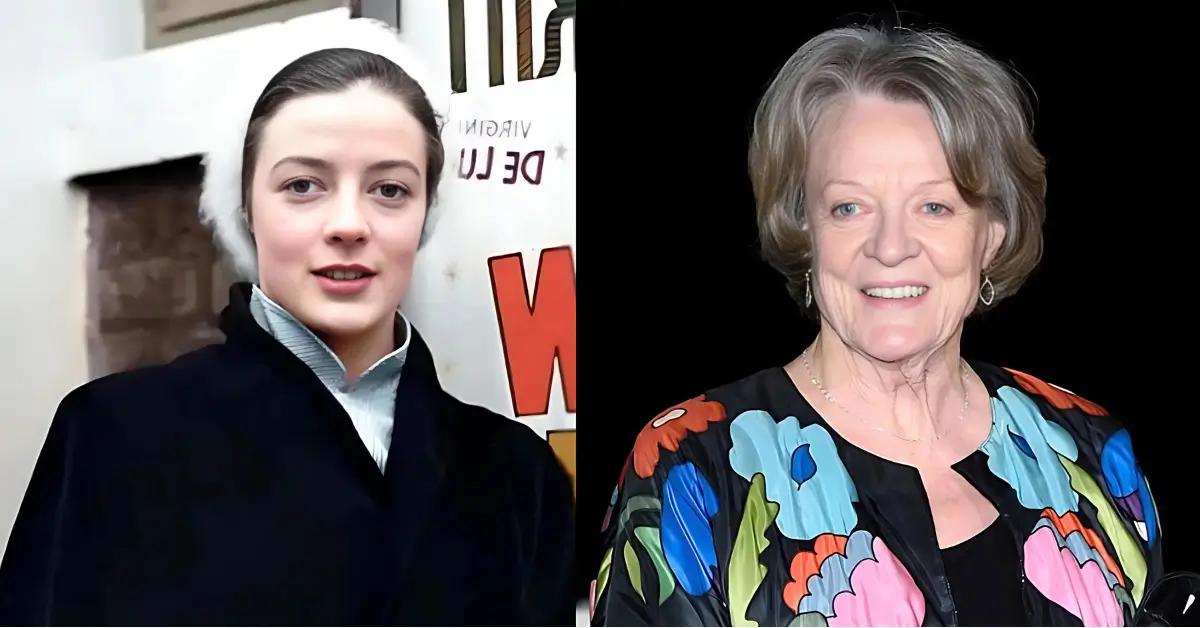 Maggie Smith Then and Now