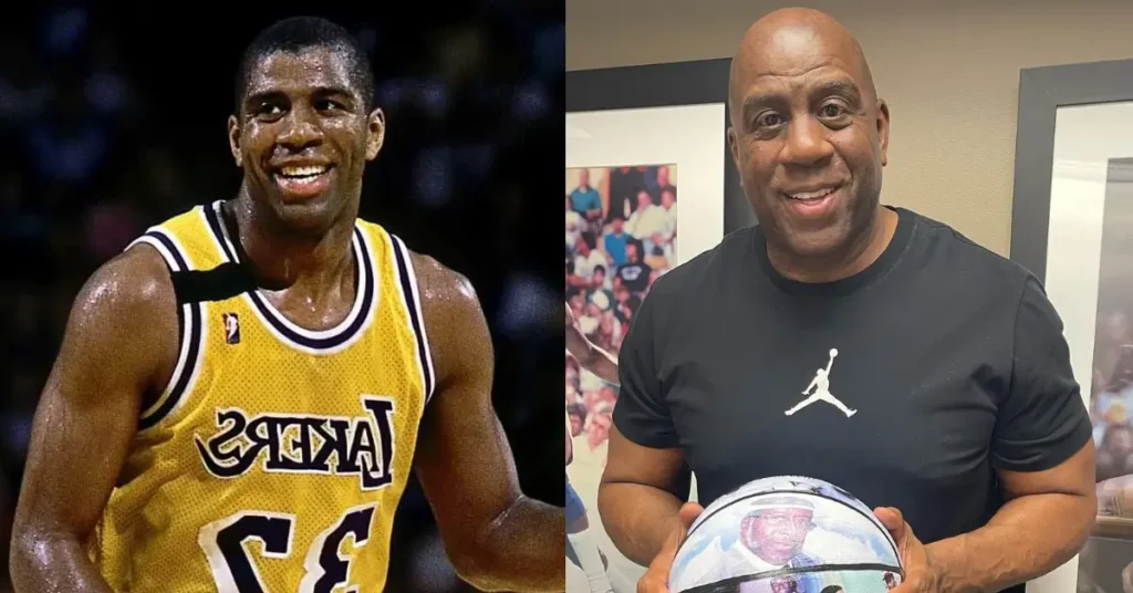 Magic Johnson Then and Now