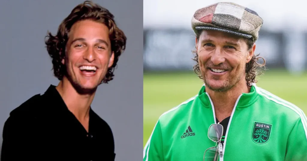 Matthew McConaughey Then and Now