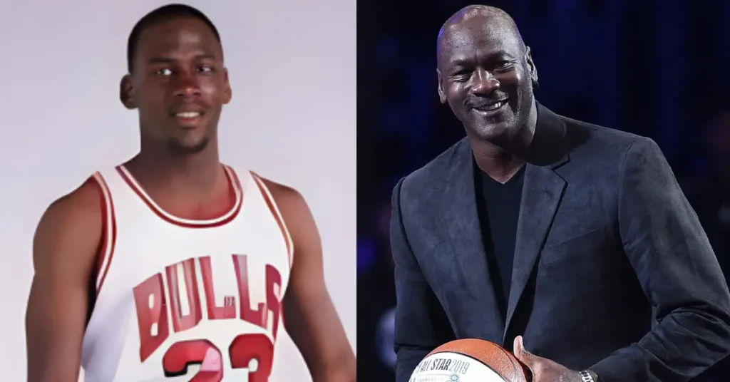 Michael Jordan Then and Now