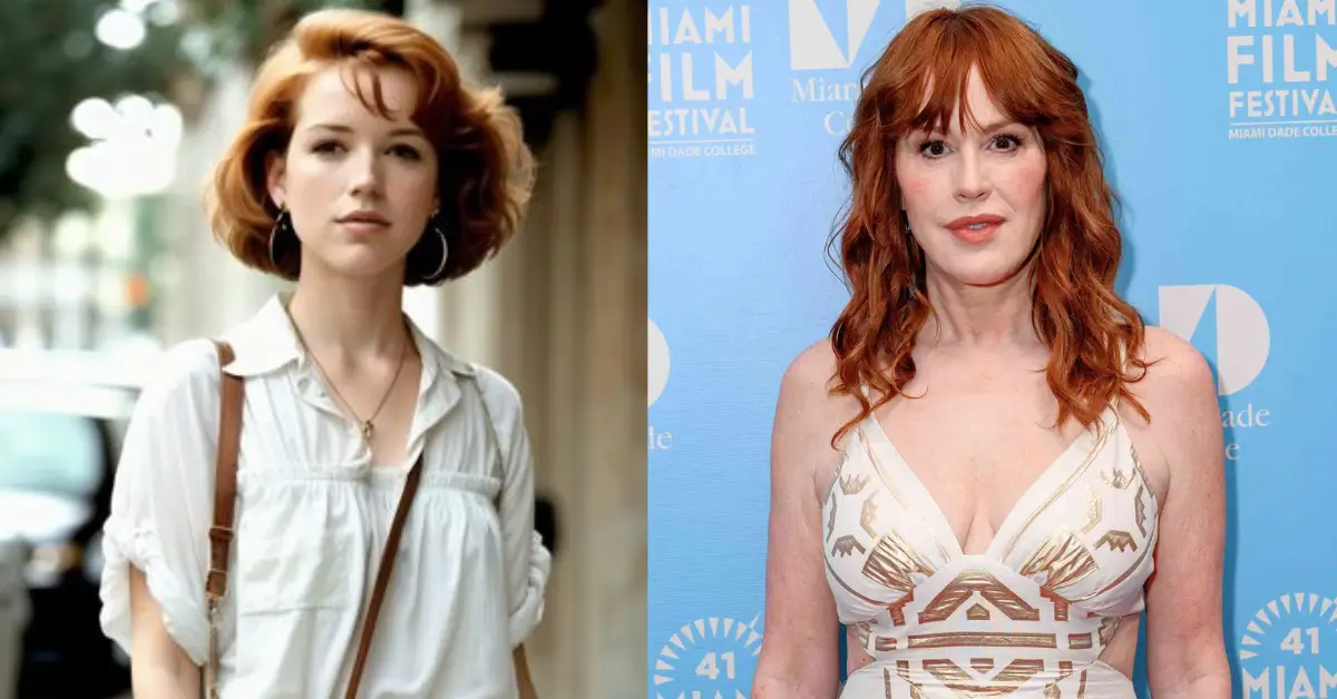 Molly Ringwald Then and Now