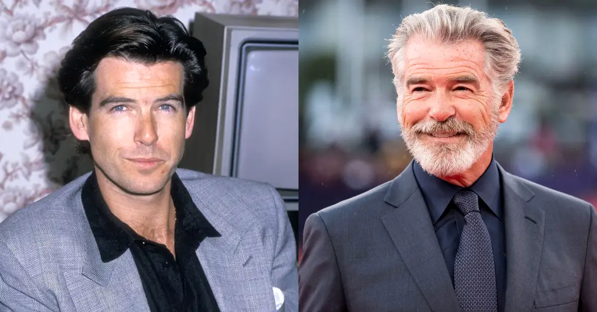 Pierce Brosnan Then and Now