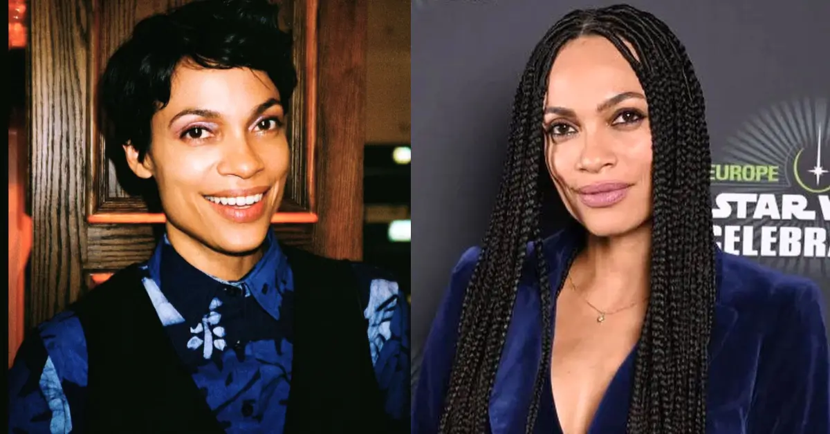 Rosario Dawson Then and Now