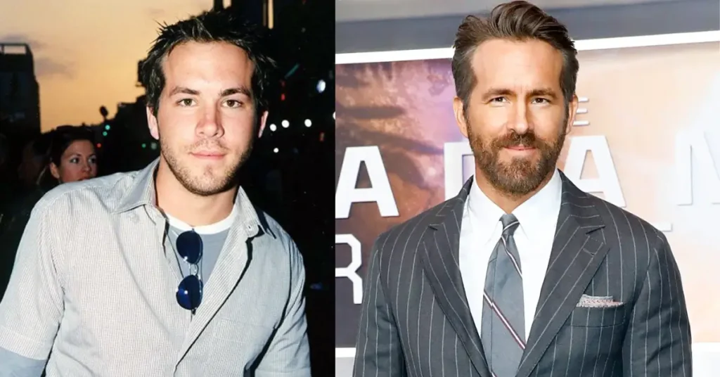 Ryan Reynolds Then and Now