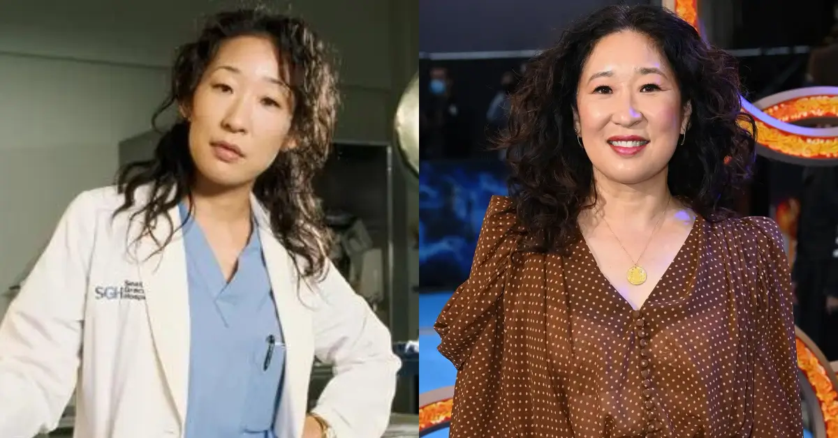 Sandra Oh Then and Now