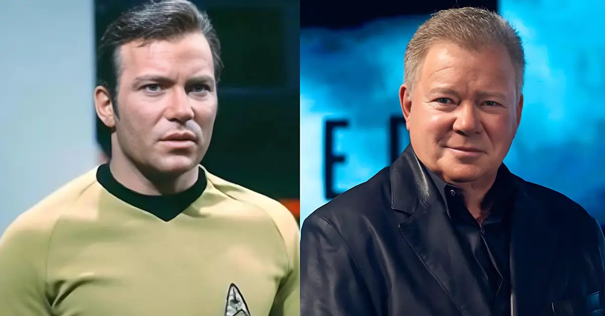 William Shatner Then and Now