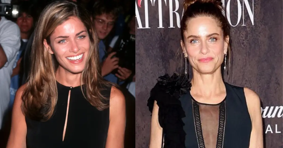 Amanda Peet Then and Now