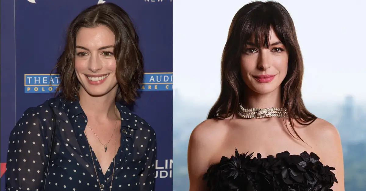 Anne Hathaway Then and Now