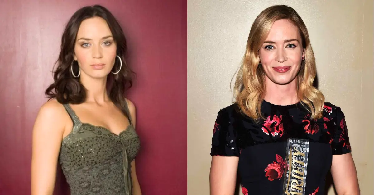 Emily Blunt Then and Now