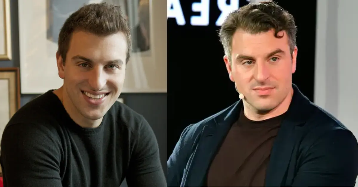 Brian Chesky Then and Now