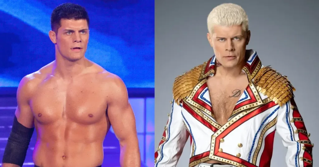 Cody Rhodes Then and Now