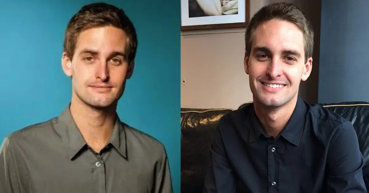 Evan Spiegel Then and Now