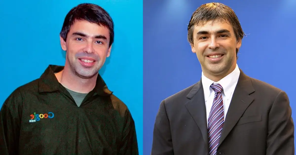 Larry Page Then and Now