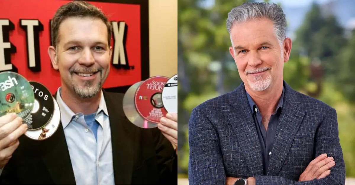 Reed Hastings Then and Now