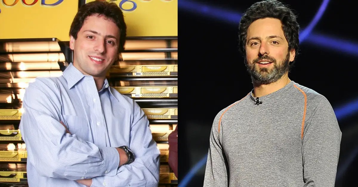 Sergey Brin Then and Now