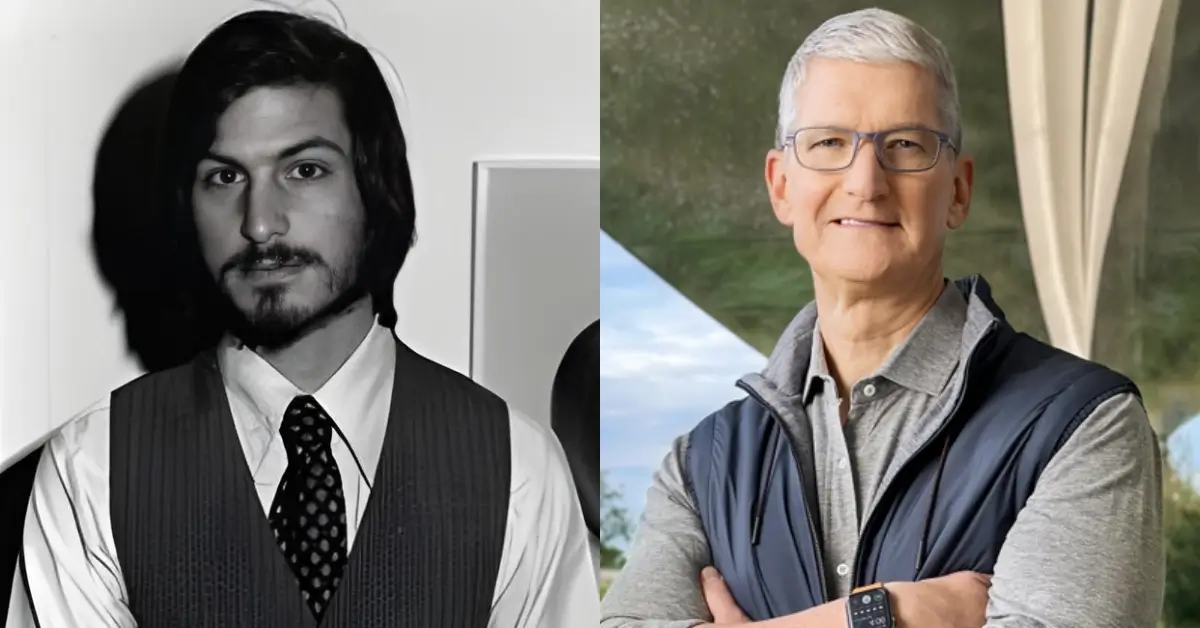 Tim Cook Then and Now