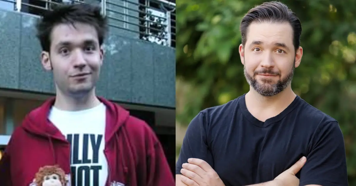 Alexis Ohanian Then and Now