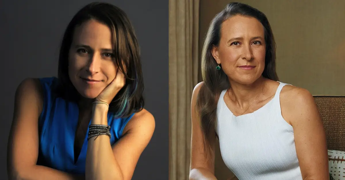 Anne Wojcicki Then and Now