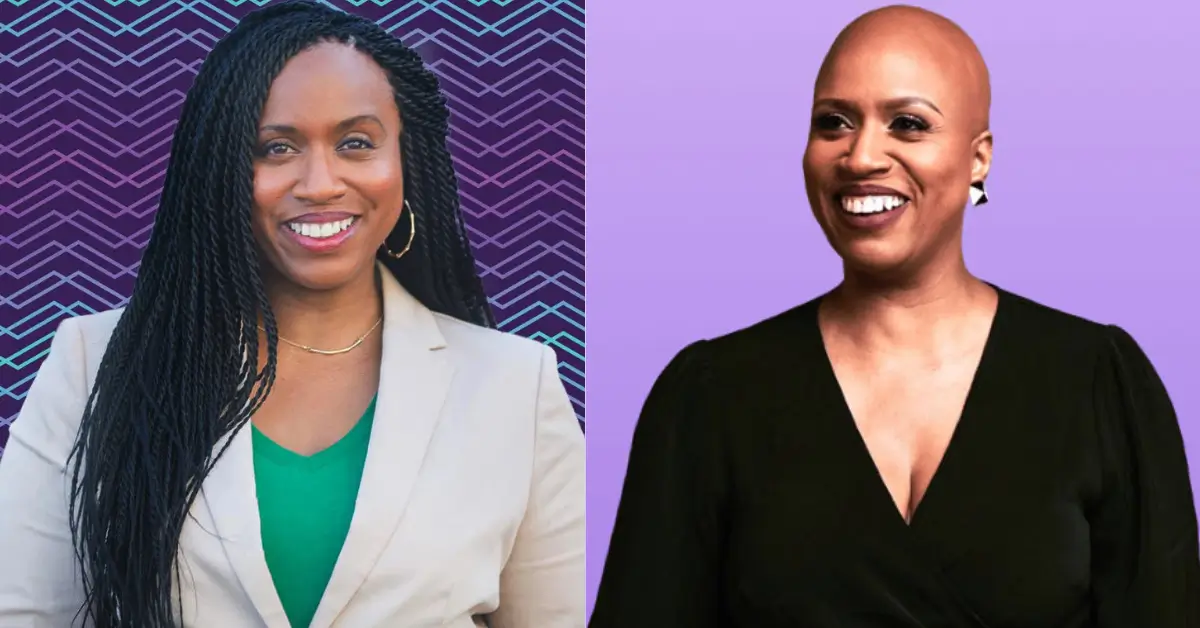 Ayanna Pressley Then and Now