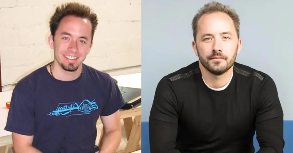 Drew Houston Then and Now