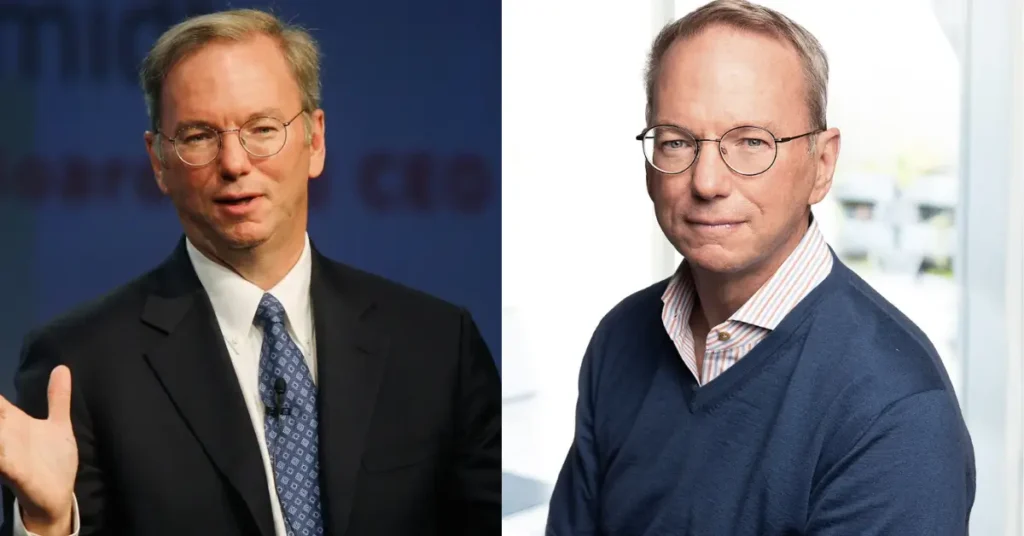 Eric Schmidt Then and Now