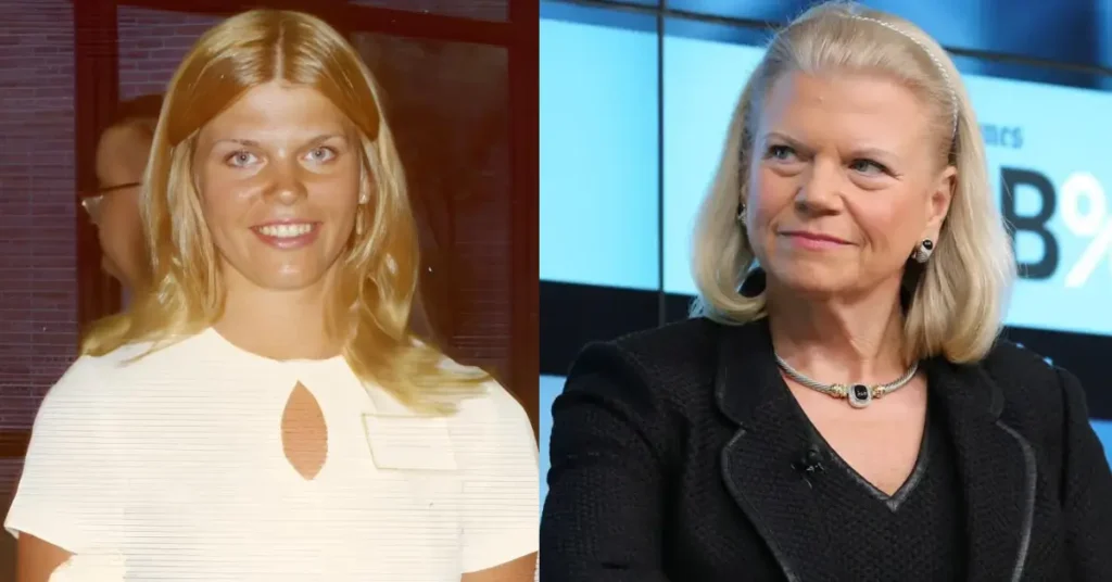 Ginni Rometty Then and Now