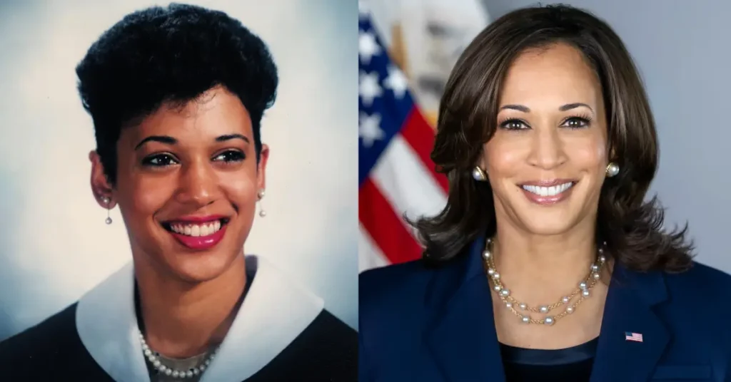 Kamala Harris Then and Now